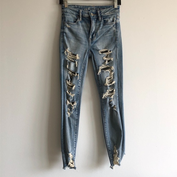 American Eagle Outfitters Denim - NWOT American Eagle distressed raw hem jeans